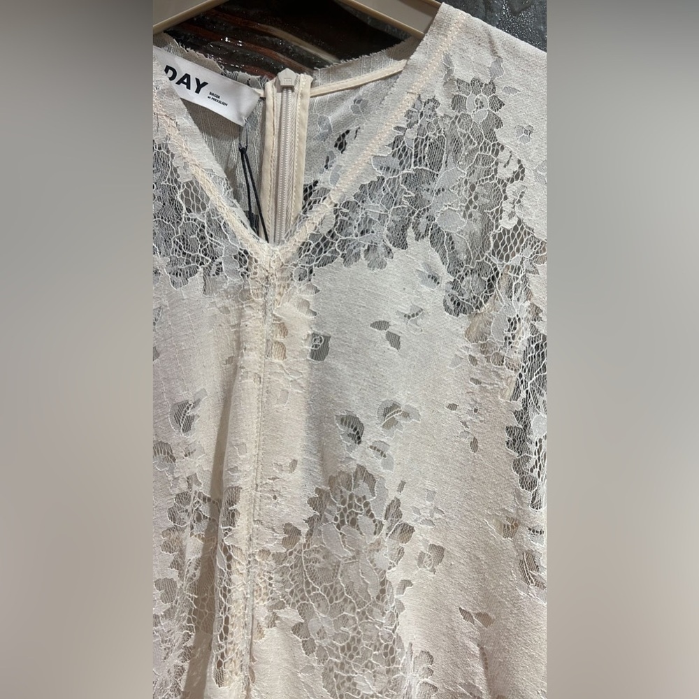 Day Birger et mikkelsen Elegant White Lace Dress | size Eu36 - Picture 7 of 7